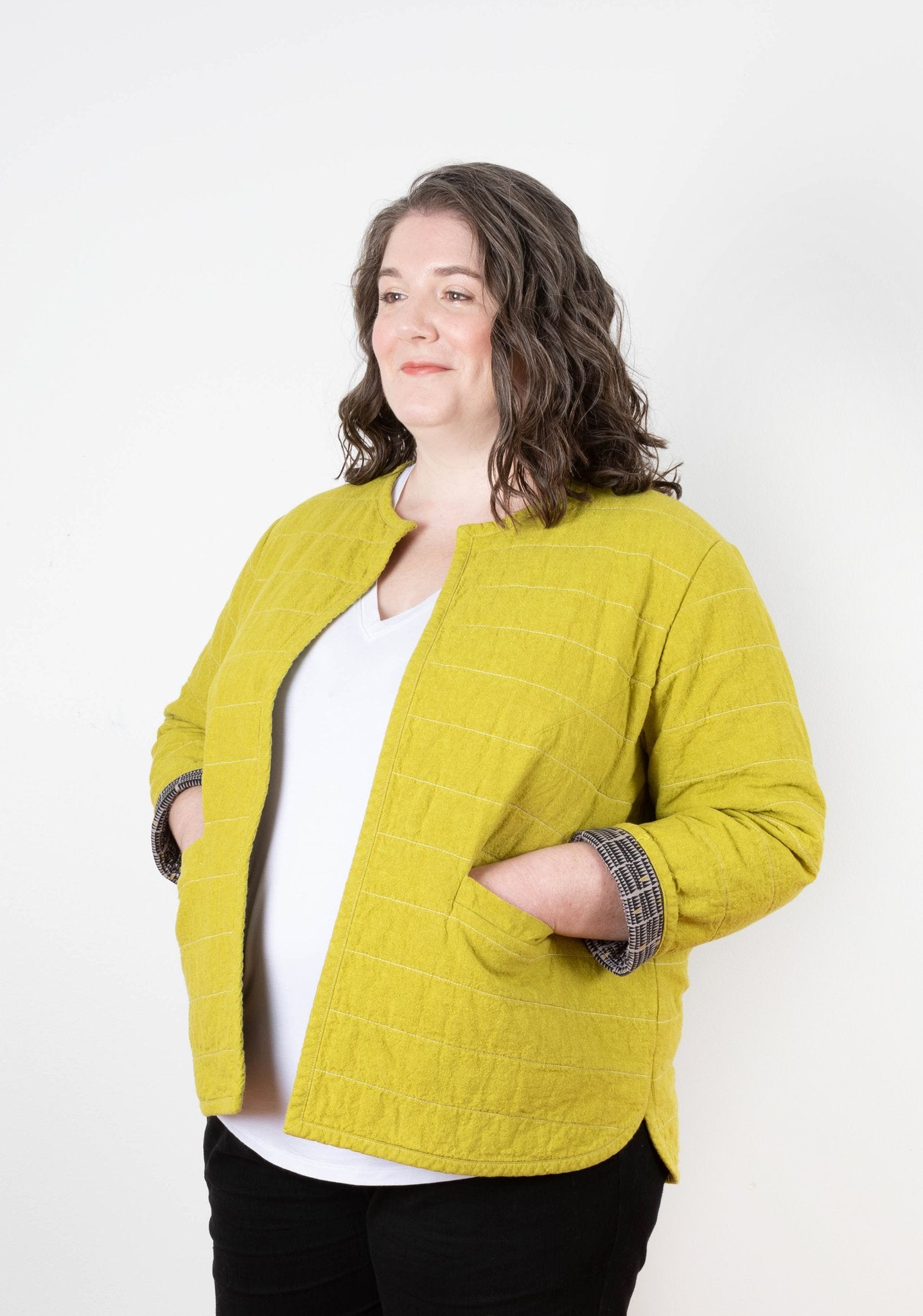 Tamarack jacket sewing pattern by grainline studio