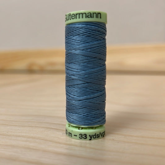 Gutermann Top Stitch Thread in Copen Blue #227 - 33 yards