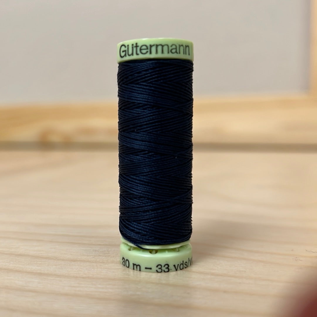 Gutermann Top Stitch Thread in Navy #272 - 33 yards