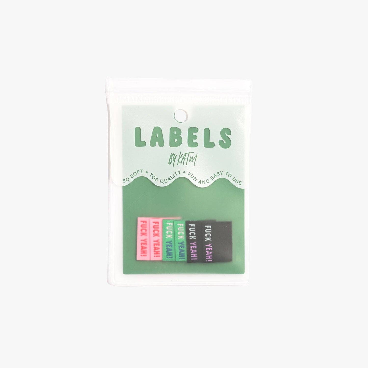 Fuck Yeah! Woven Labels | Case of 6 Units