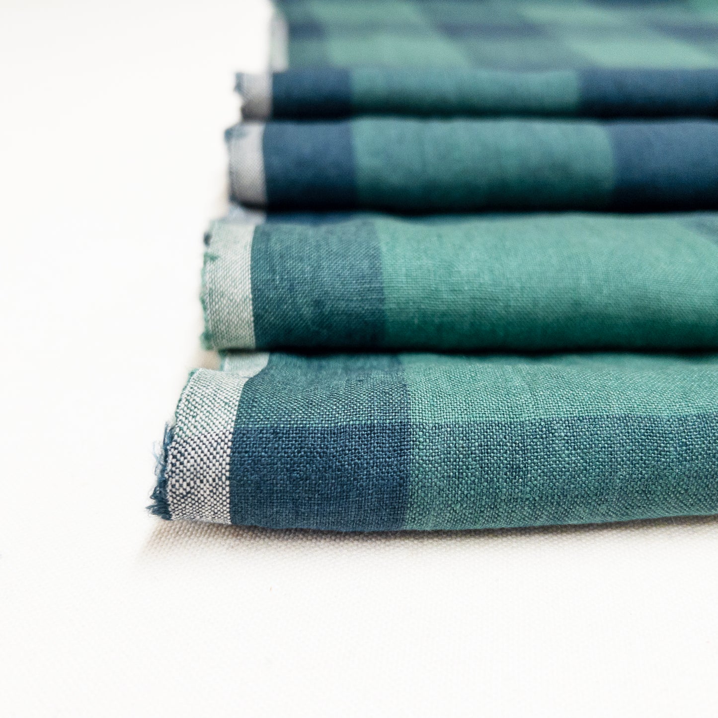 Elba Gingham EU Linen - Harvest Haze Collection