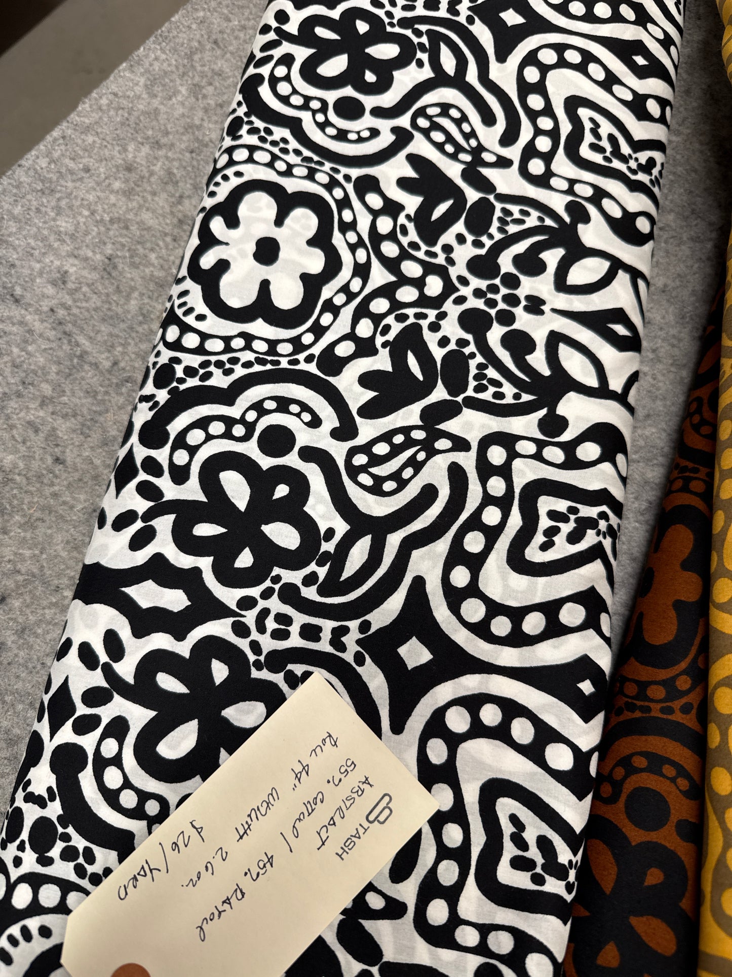 Cotton Rayon Print in Abstract