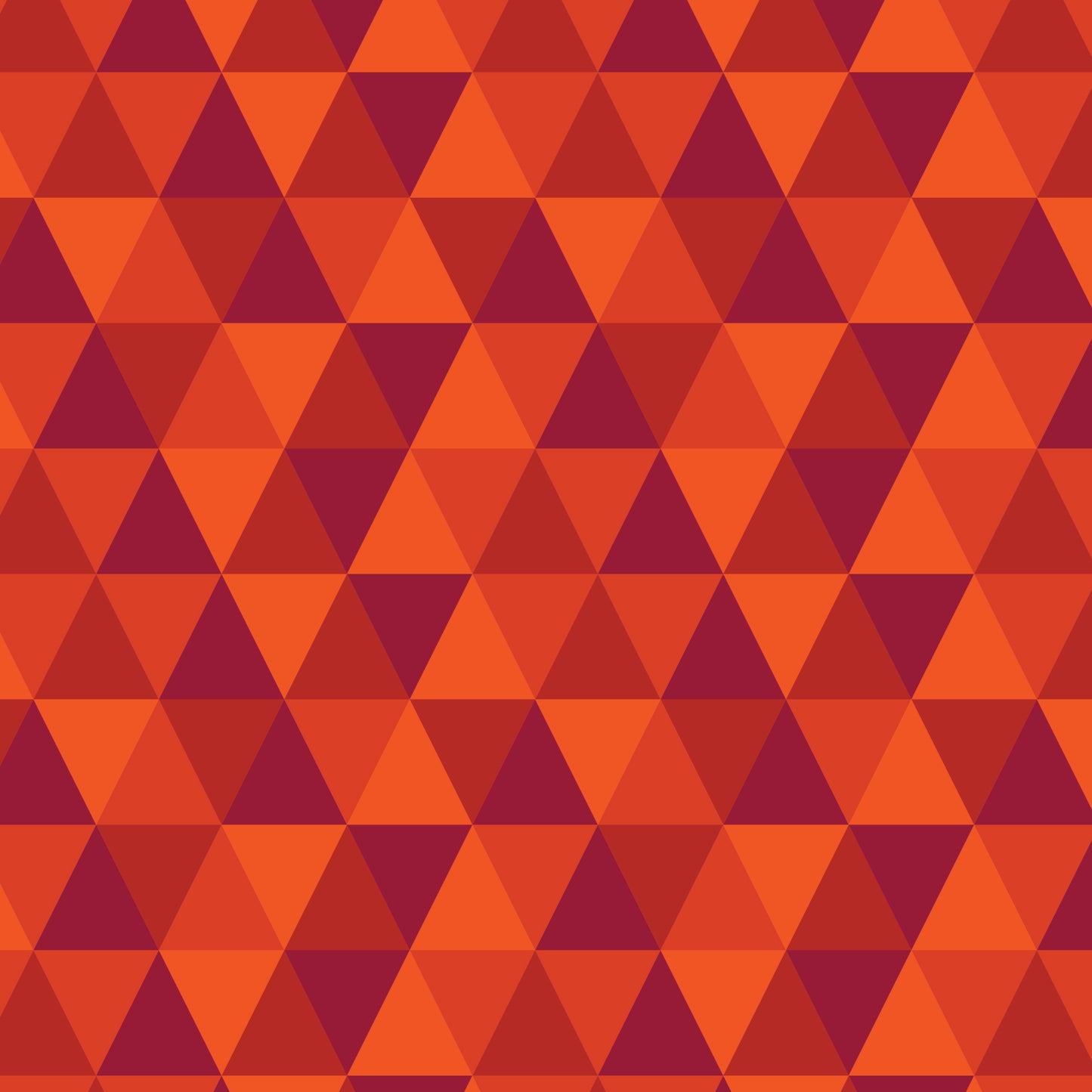 Triangles in Red| Orange