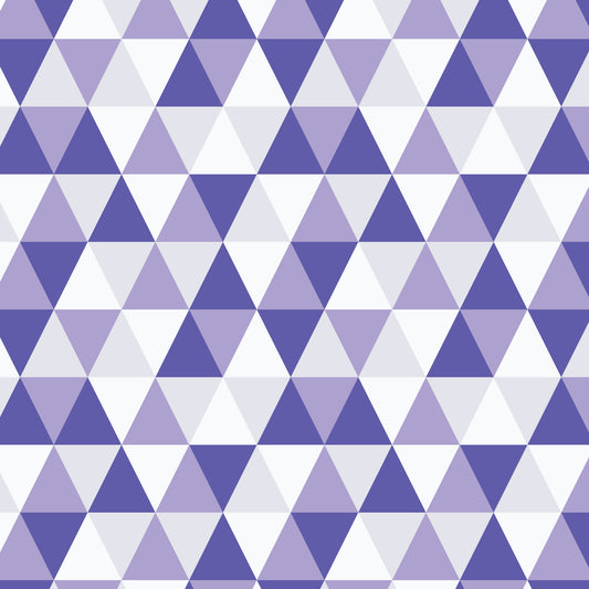 Triangles in White | Blue