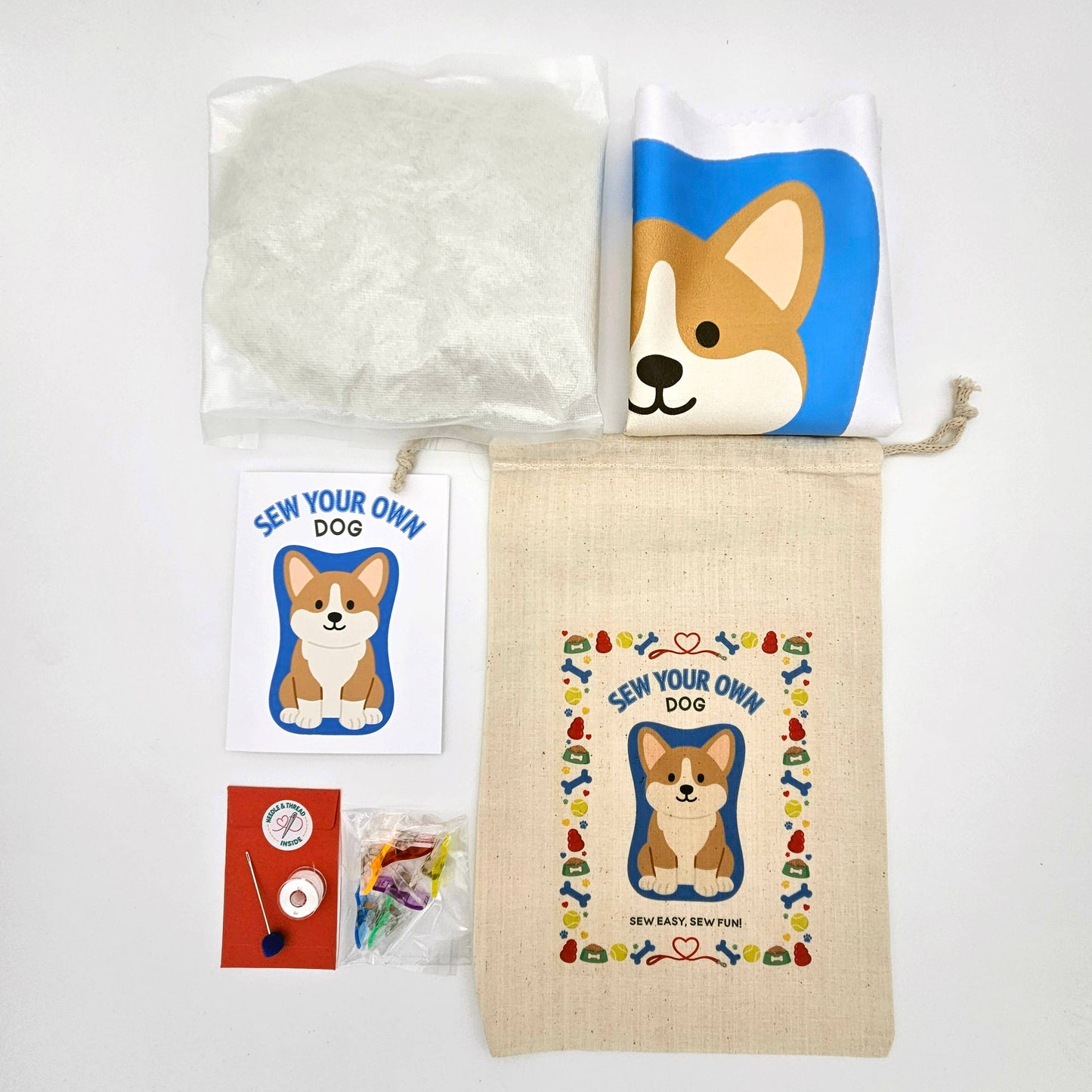 DIY Dog Sewing Kit - Corgi