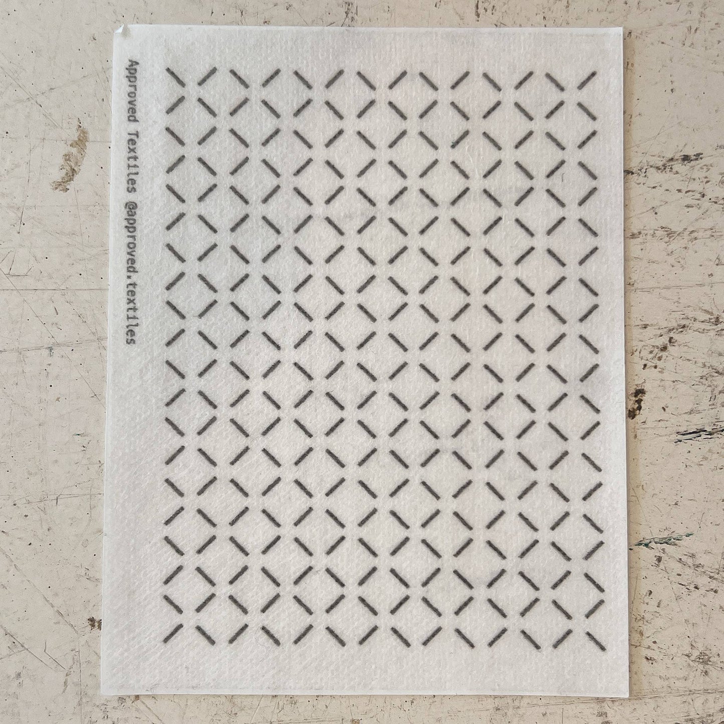 Diagonals - Minimal Mending + Embellishment Transfer