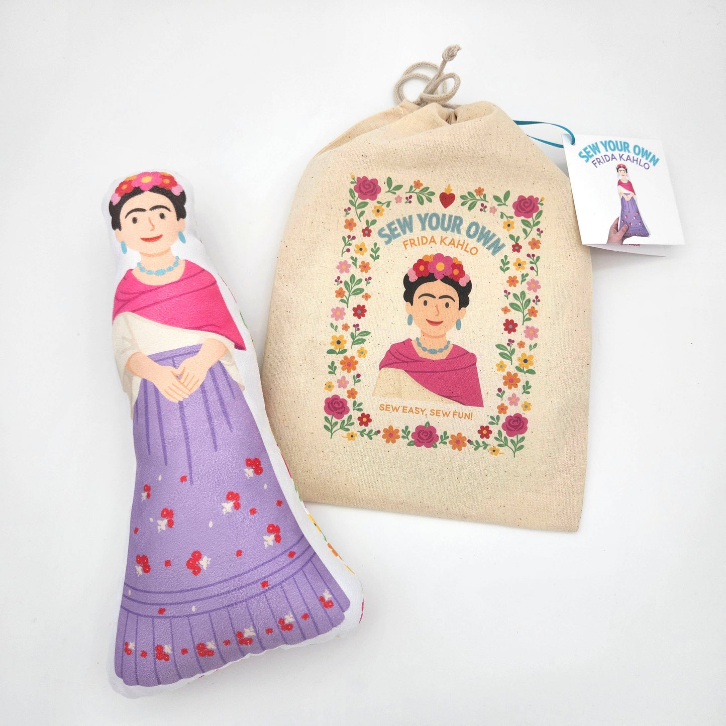 Sew Your Own Frida Kahlo Doll Kit: COMPLETE KIT