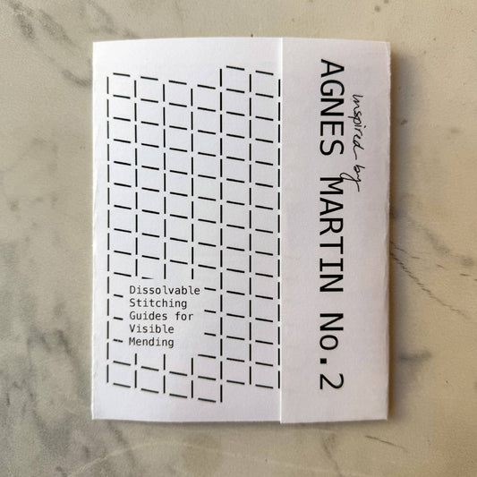 Agnes Martin No 2 Mending + Embellishment Transfer