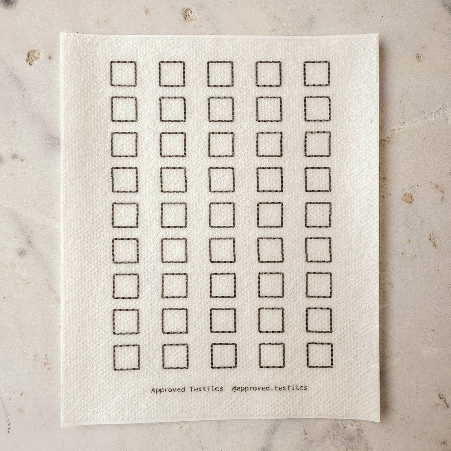 Agnes Martin Mending + Embellishment Transfer