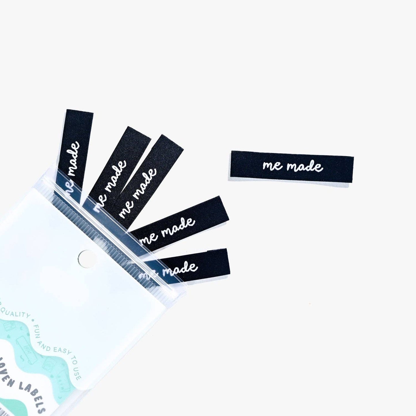 Me Made End Fold Woven Labels | Case of 6 Units
