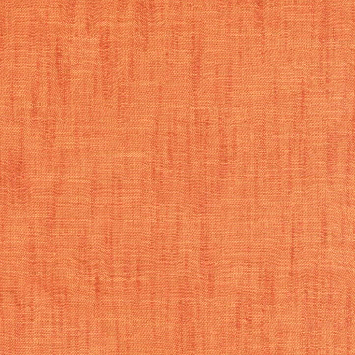 Handloom Cotton in Persimmon