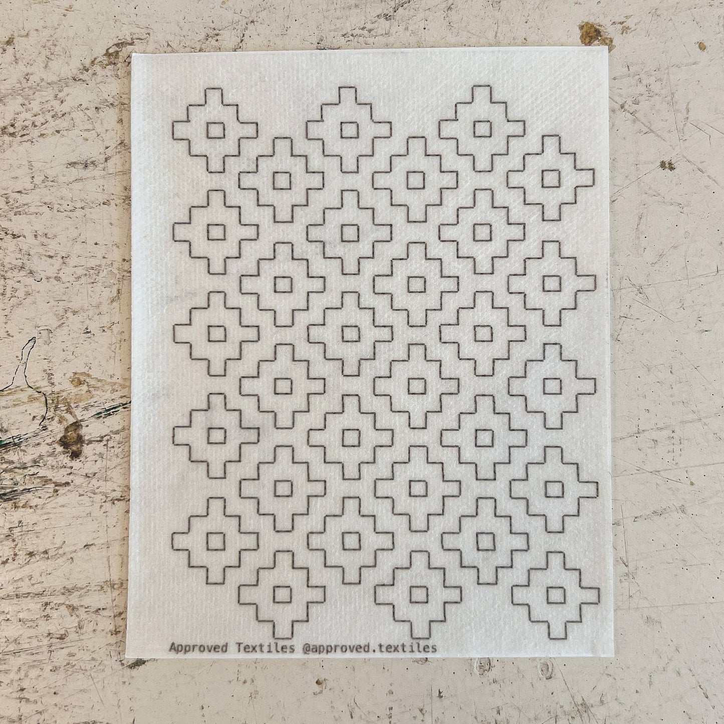 Persimmon Flowers - Minimal Mending + Embellishment Transfer