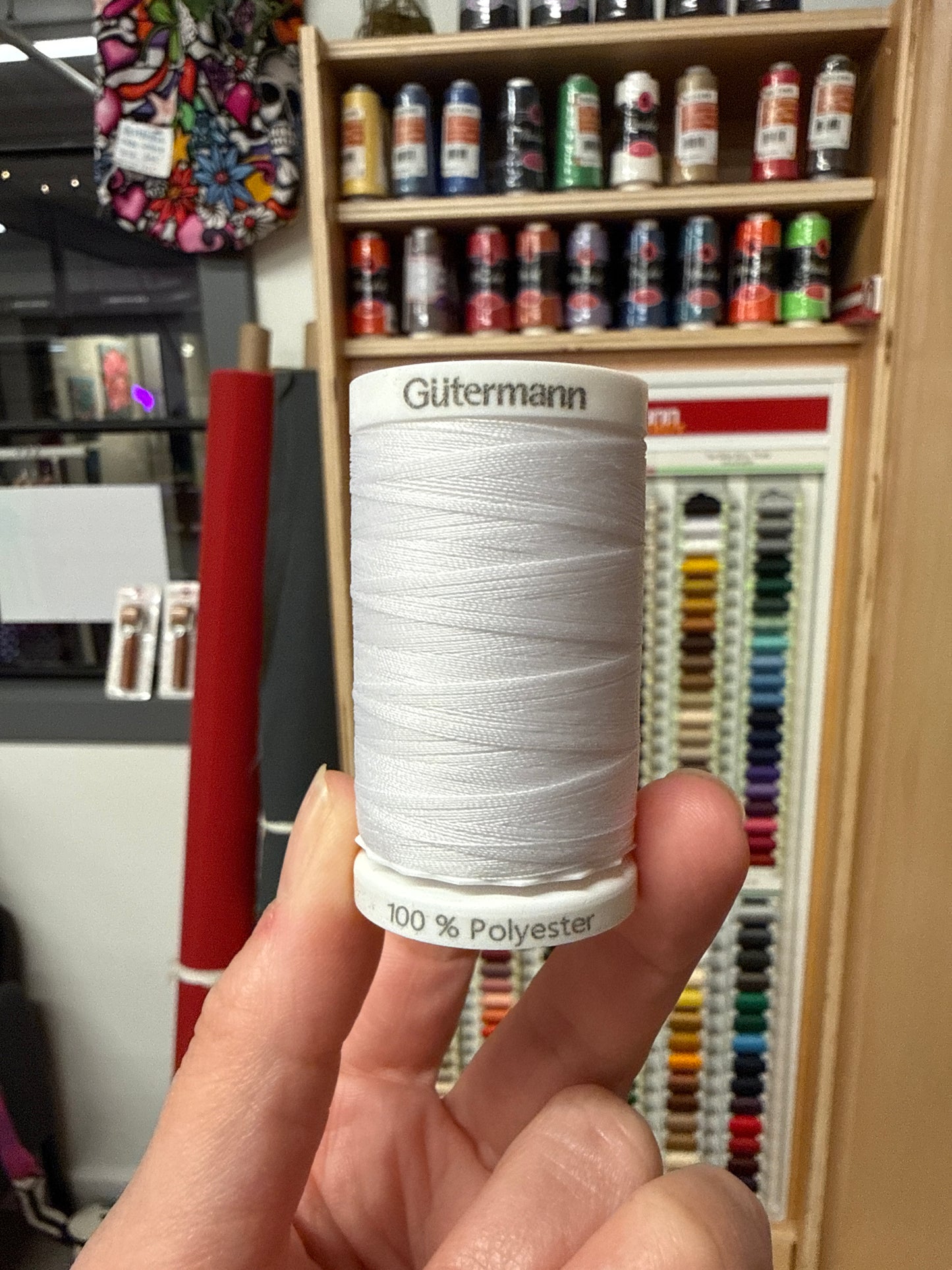 Gutermann Sew-All Thread in White #20 - 547 yards