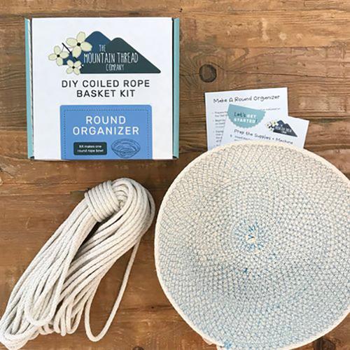 Coiled Rope Kit Round Organizer