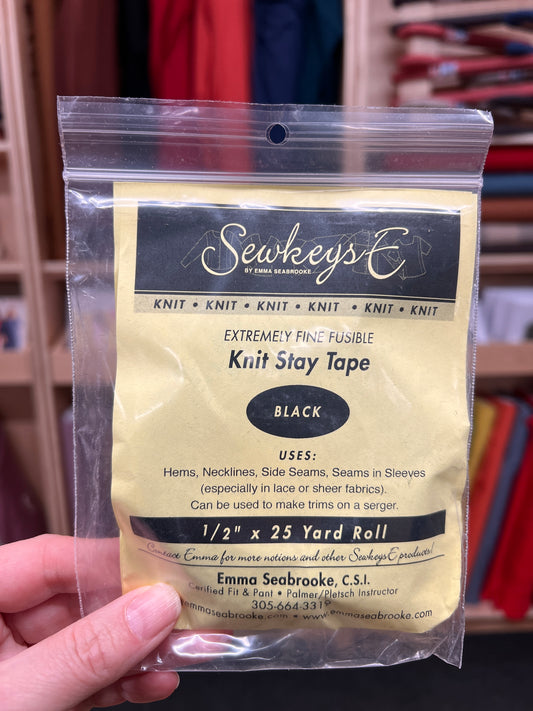 Knit Stay Tape - Extremly Fine Fusible 1/2"