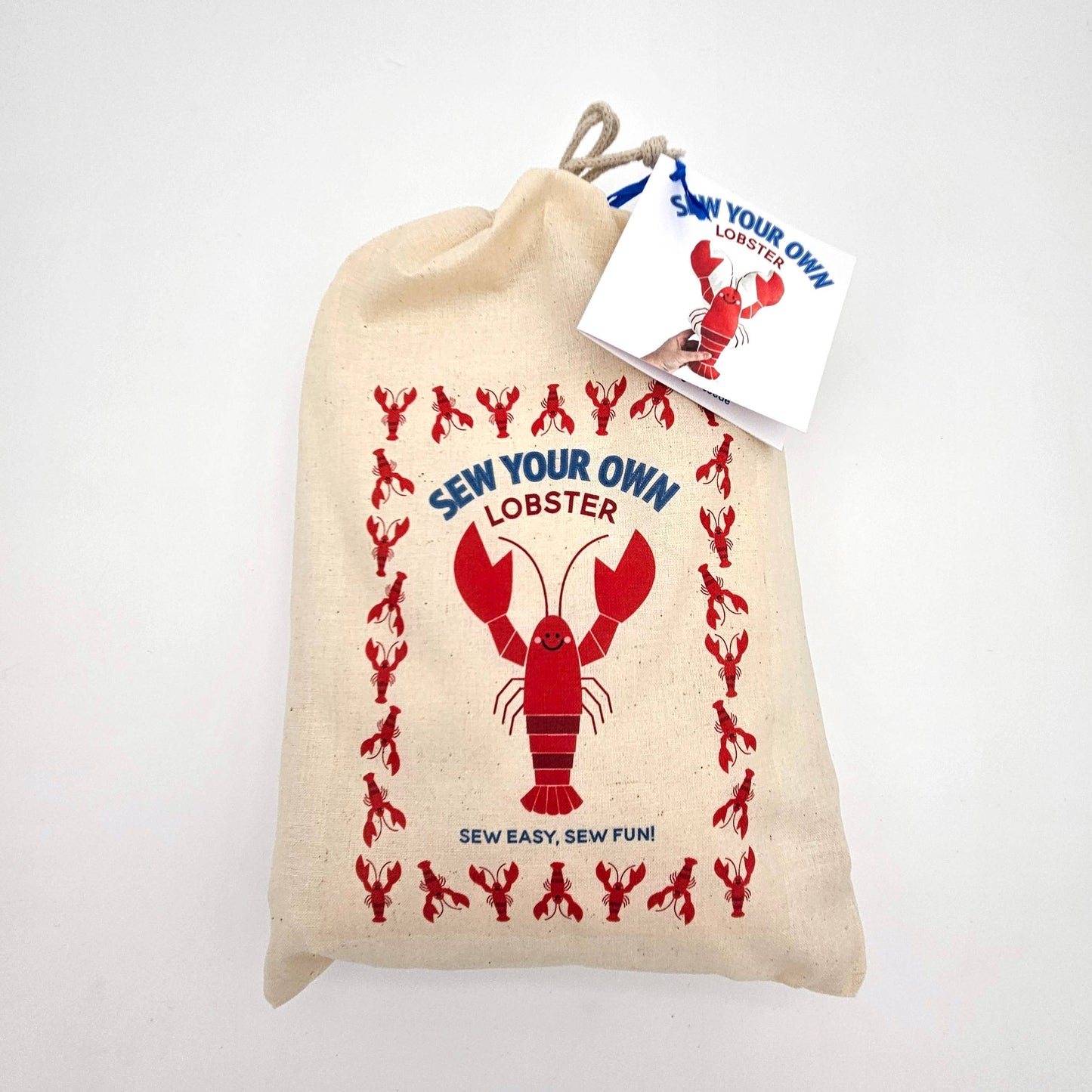DIY Lobster Sewing Craft Kit: COMPLETE KIT