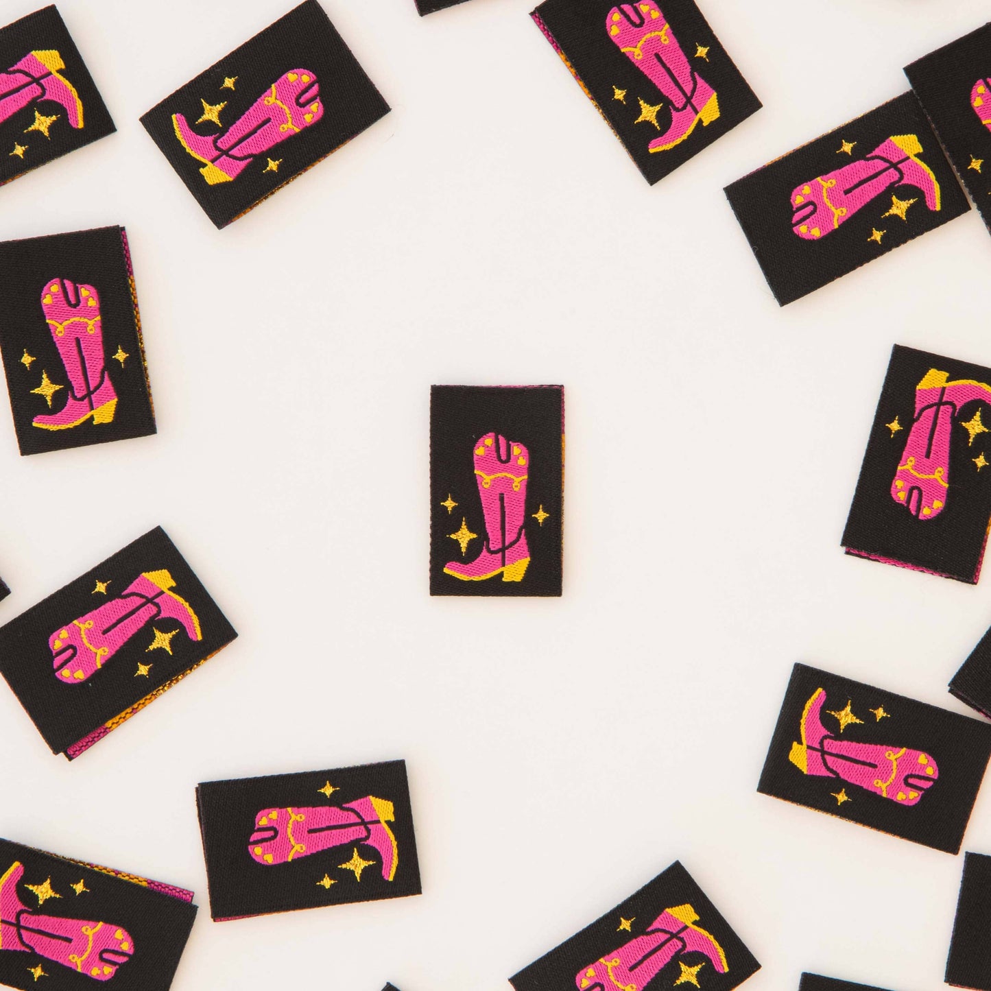 Cowboy Boot - Sewing Woven Labels