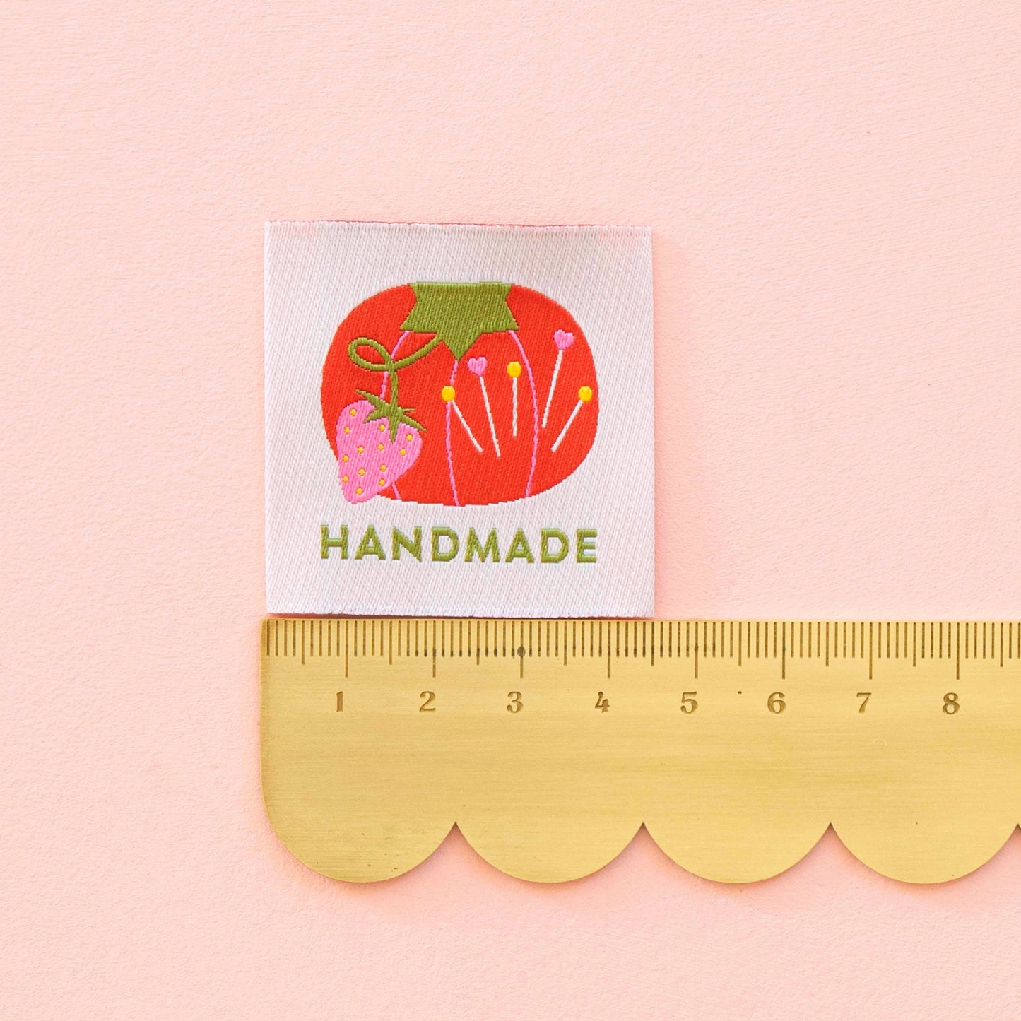 Tomato Pin Cushion Handmade - Large Sewing Labels