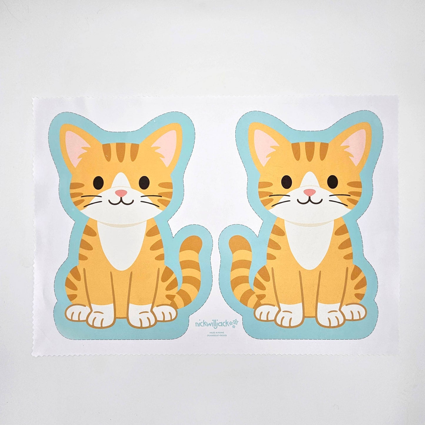 Sew Your Own Cat Kit - Orange Cat: COMPLETE KIT