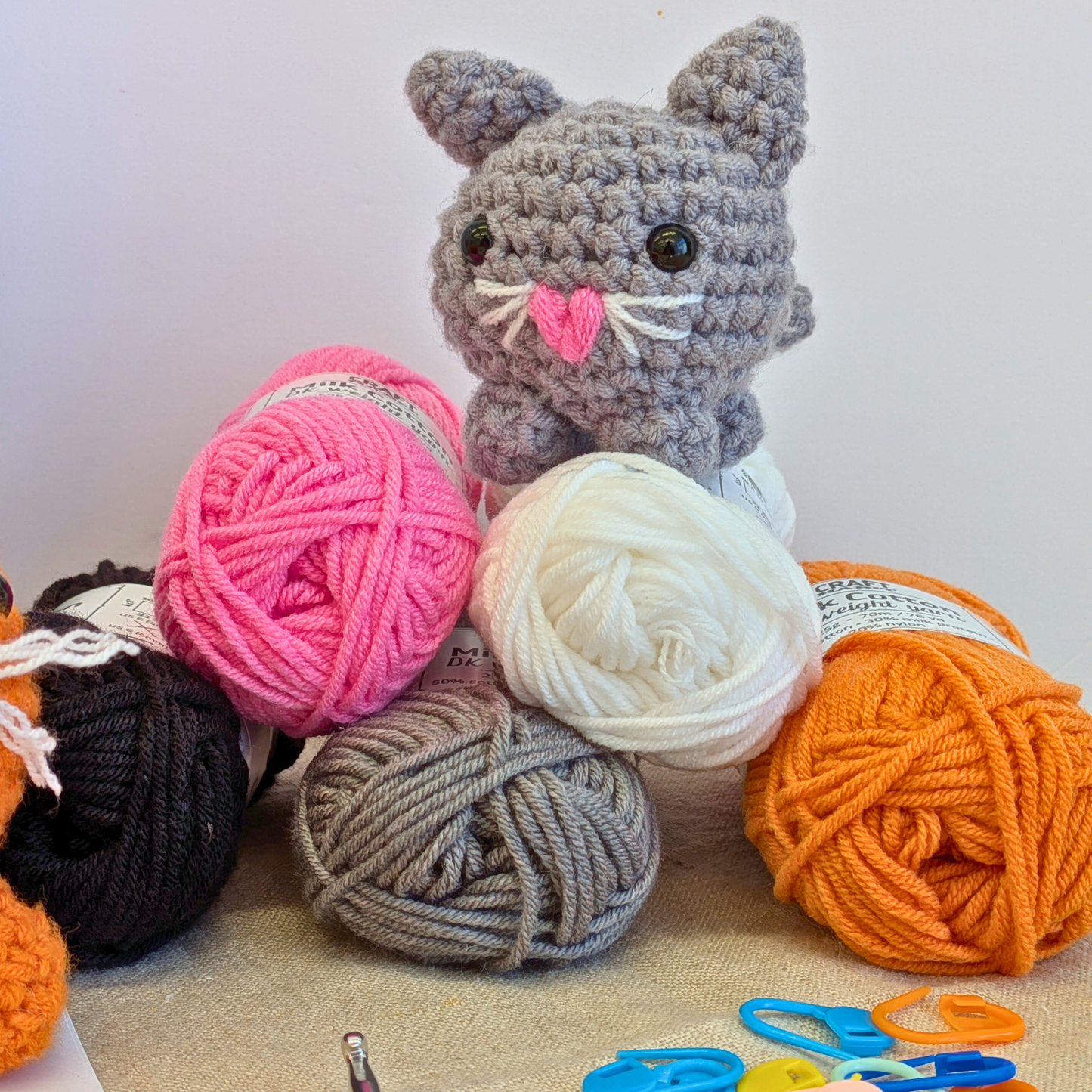 Amigurumi Cats Crochet Kit