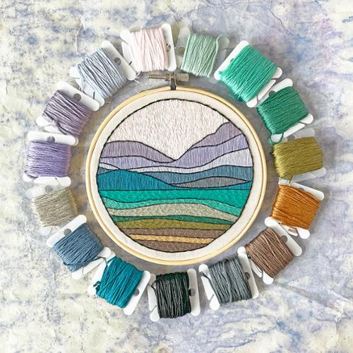 Embroidery Kit: 5" Landscape