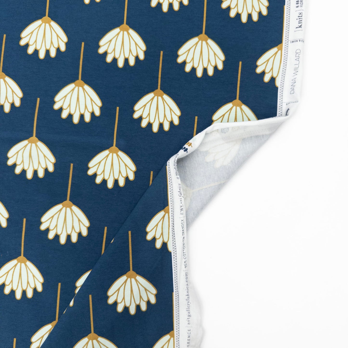 Jersey Knit - Floret Honeydew