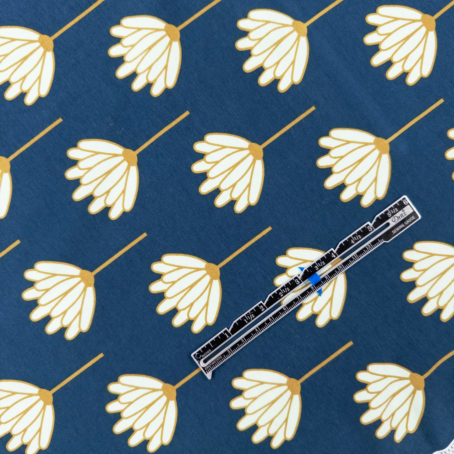 Jersey Knit - Floret Honeydew