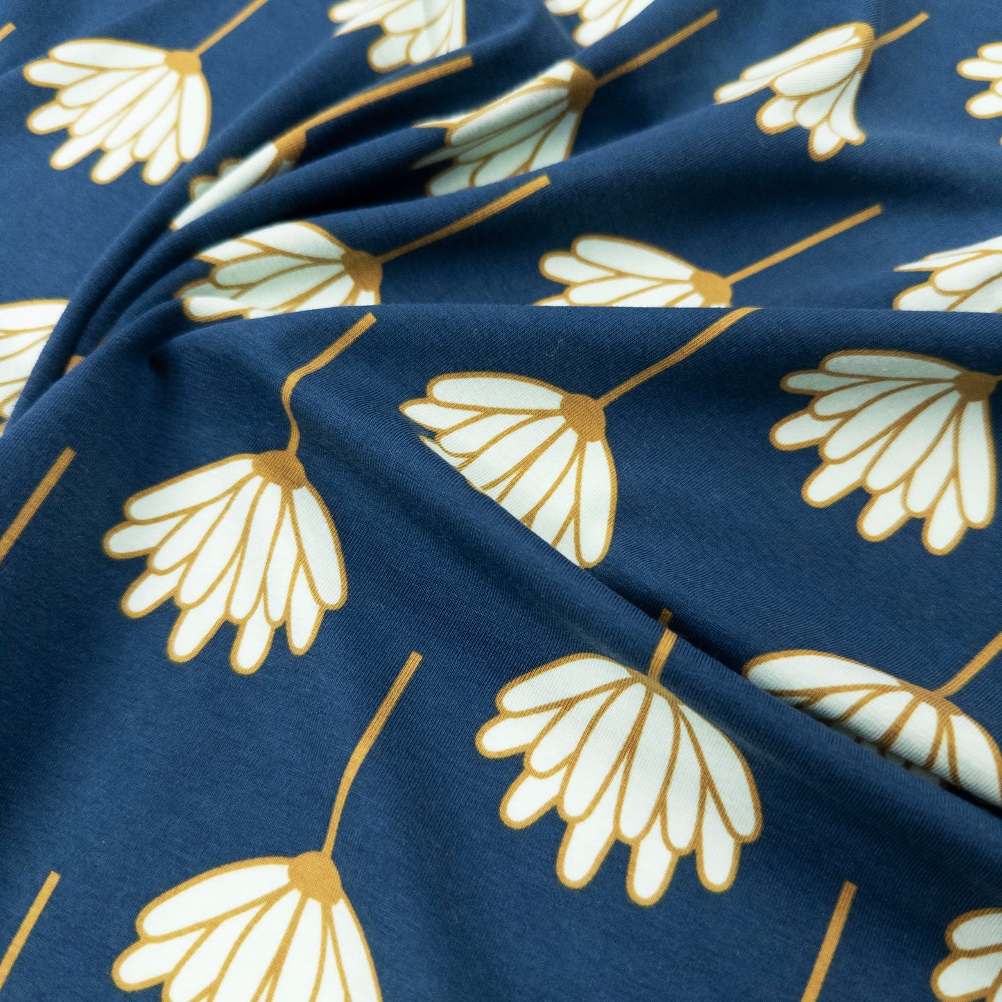 Jersey Knit - Floret Honeydew