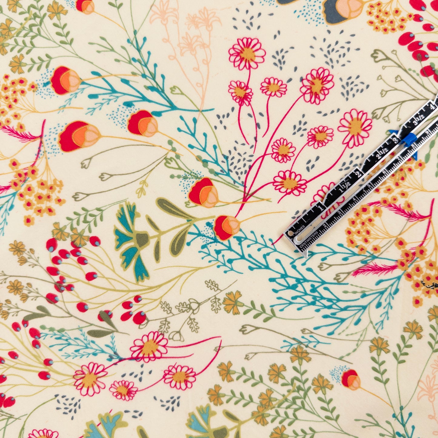 Jersey Knit - Meadow Vivid