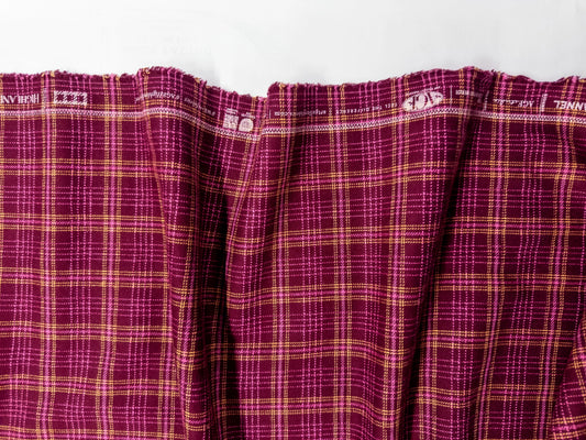 Flannel in Merlot Plaid