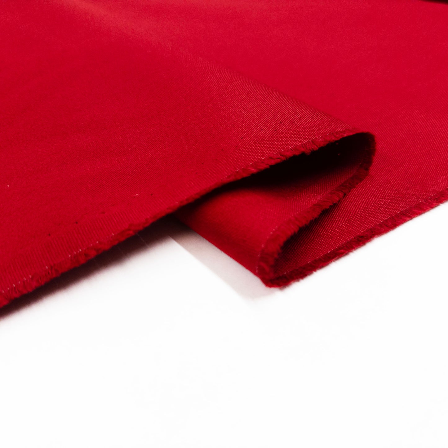 Cotton Twill Chino in Red