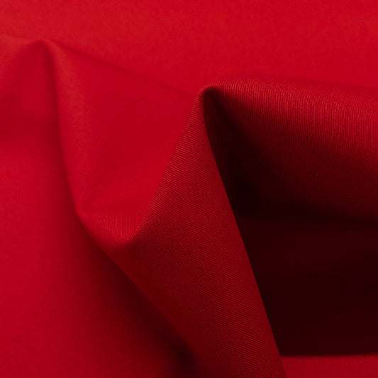Cotton Twill Chino in Red