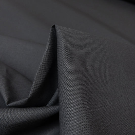 10oz. Organic Cotton Duck Canvas in Black