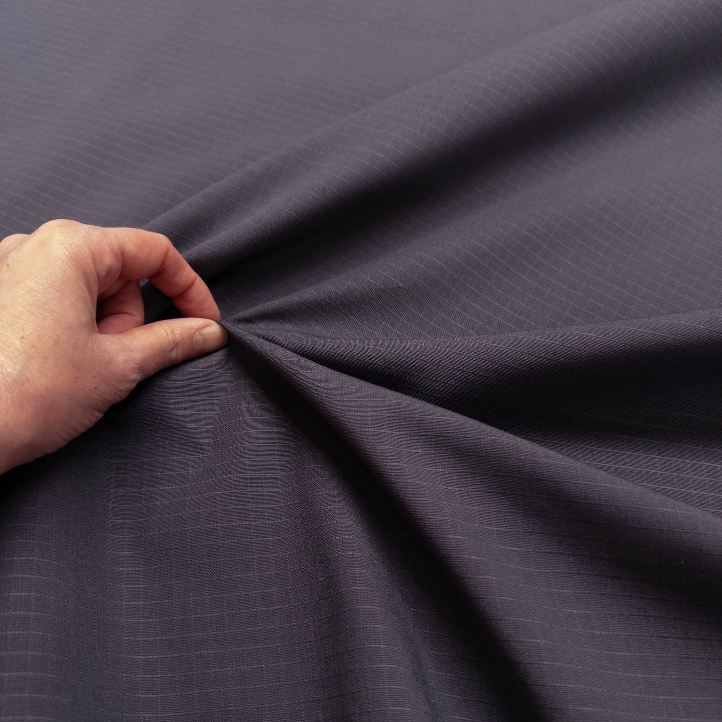 100% Cotton Ripstop in Black