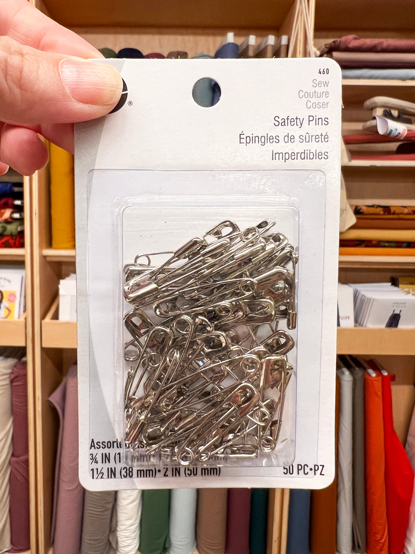 Safety Pins - 50 Count Assorted