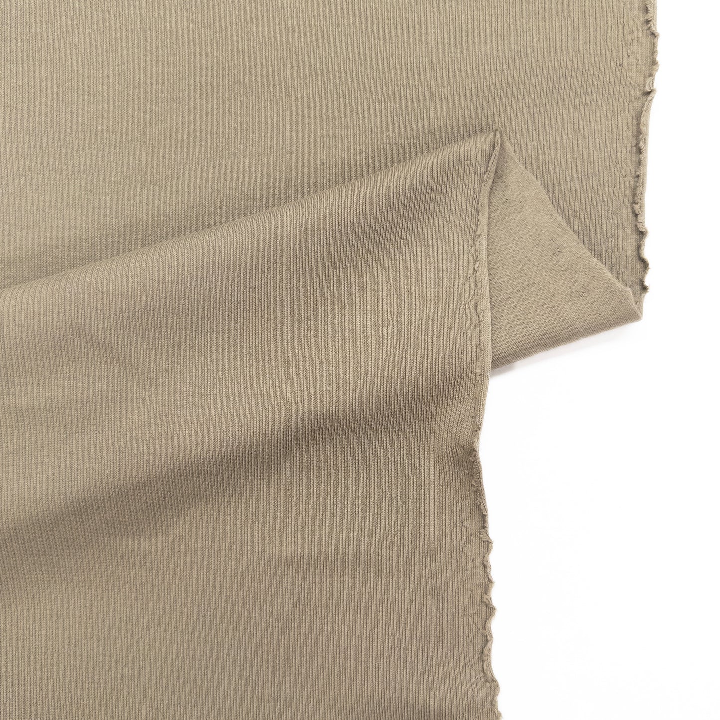 Rib Jersey in Army Green