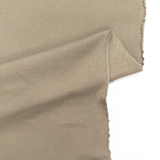 Rib Jersey in Army Green