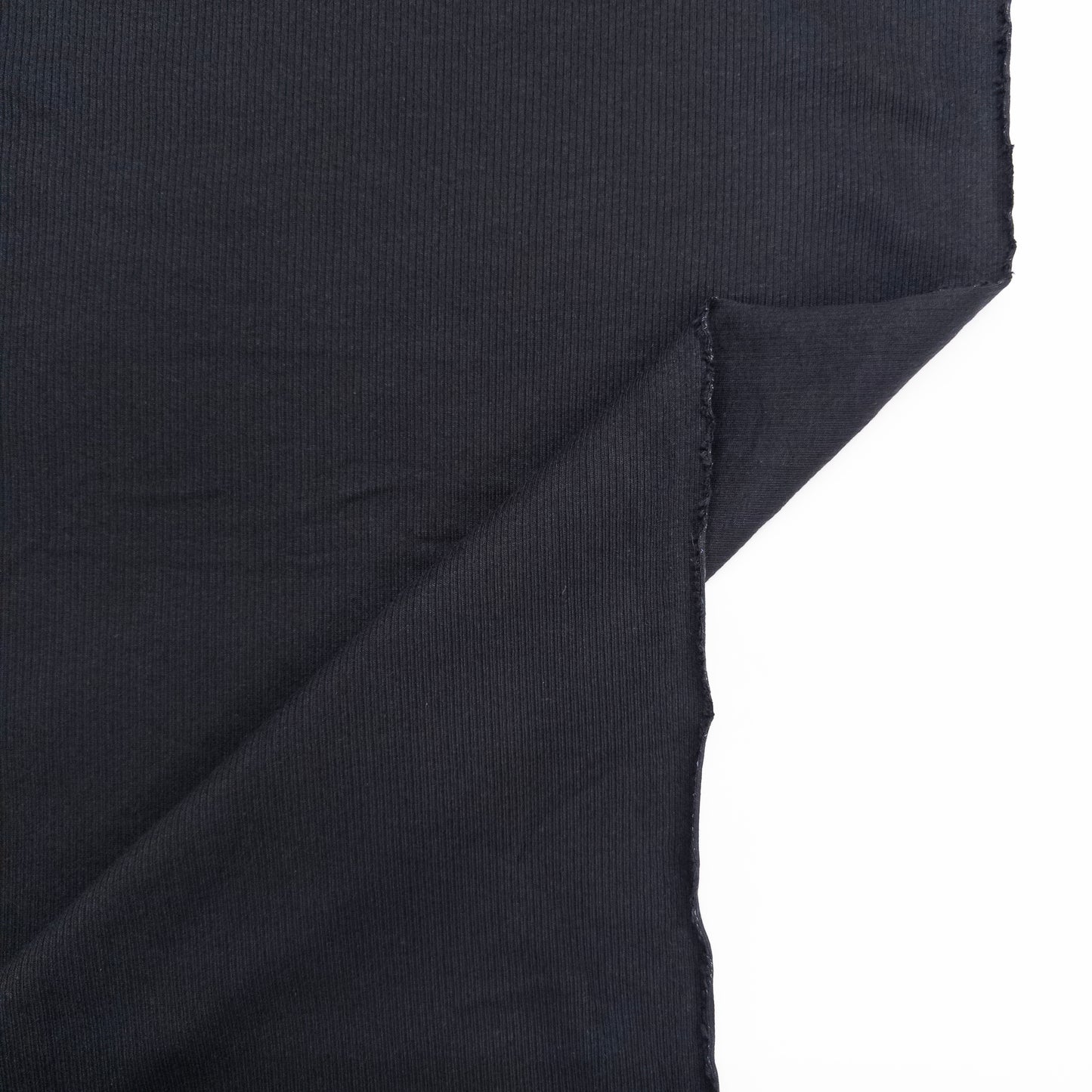 Rib Jersey in Black
