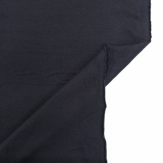 Rib Jersey in Black