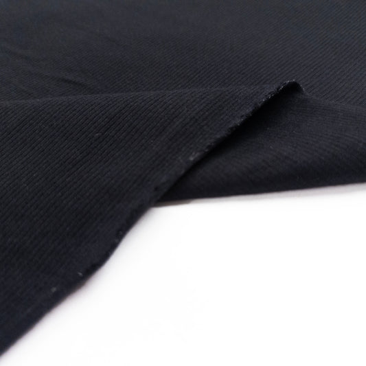 Rib Jersey in Black