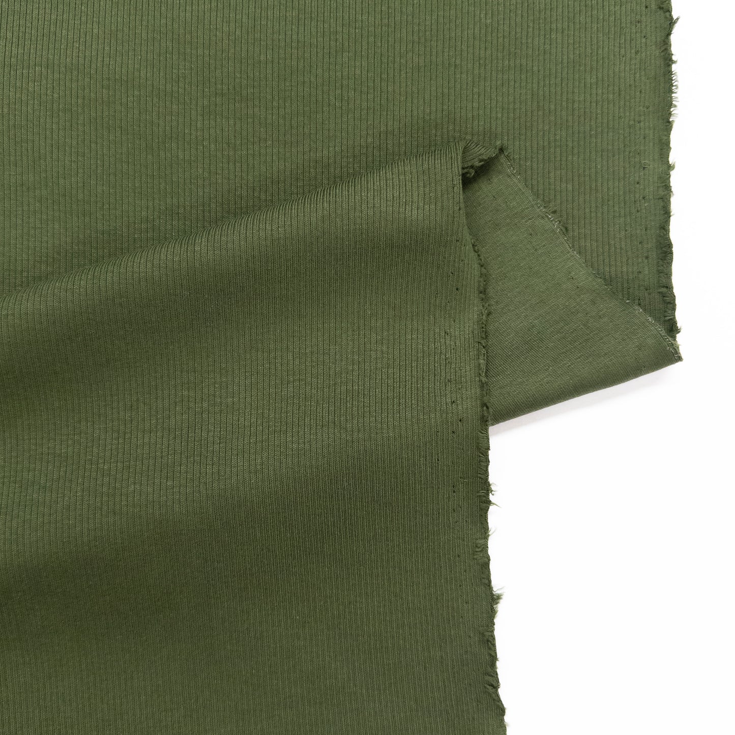 Rib Jersey in Dark Green
