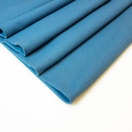 Rib Jersey in Jeans