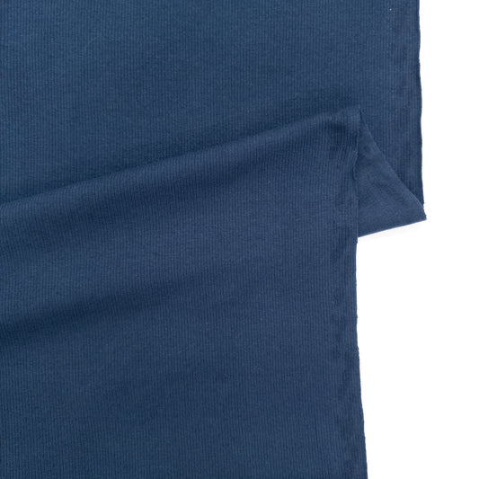 Rib Jersey in Navy