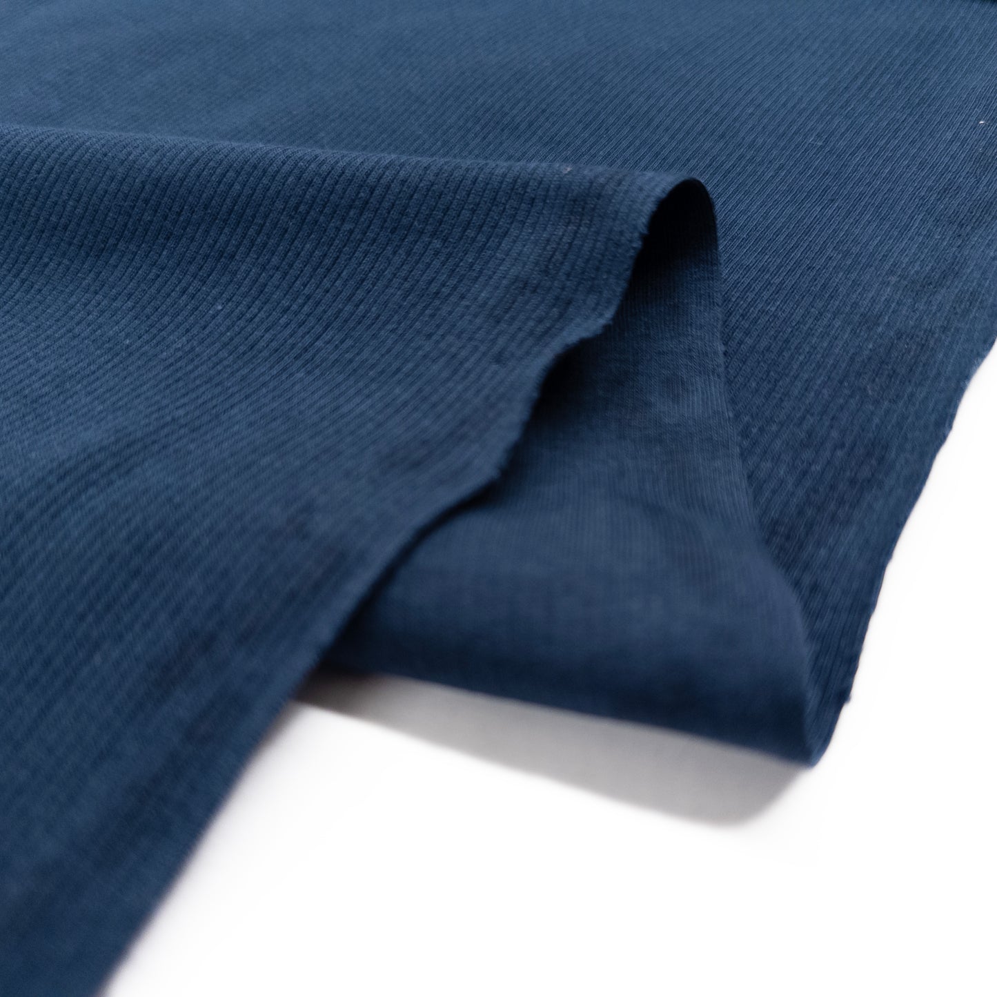Rib Jersey in Navy