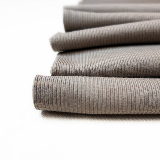 Rib Jersey in Rock Grey