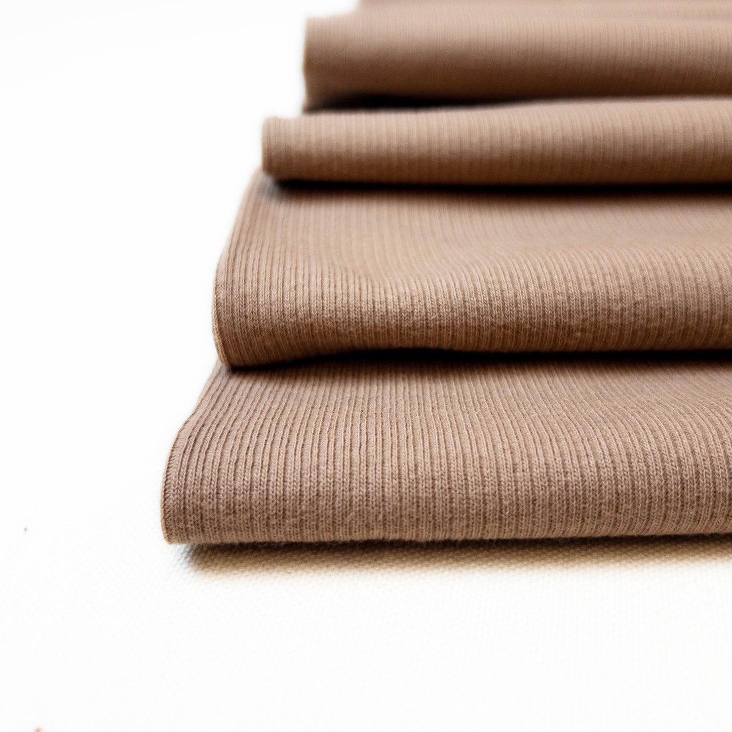 Rib Jersey in Taupe