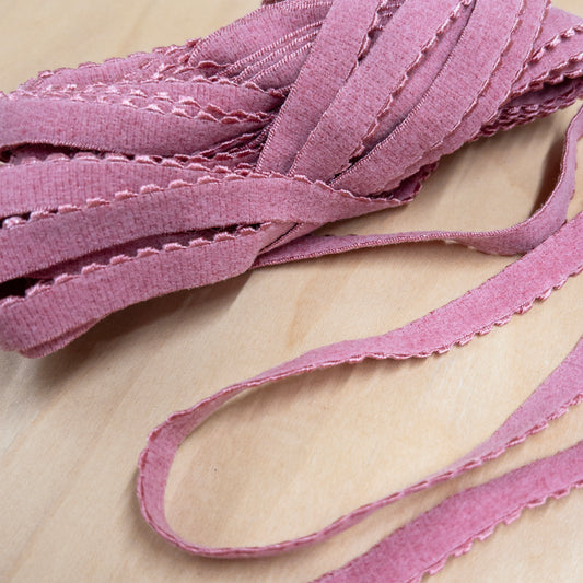 Picot Edge Plush Lingerie Elastic