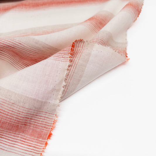 Yarn Dyed Linen - Fade In Stripe