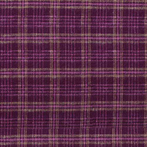 Flannel in Merlot Plaid