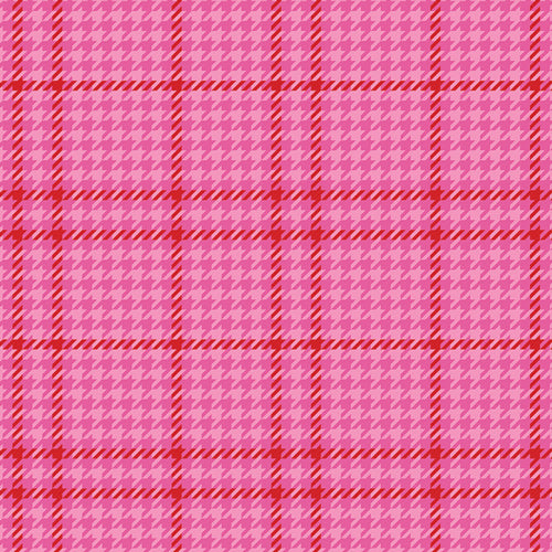 Flannel in Holiday Check Sugarplum